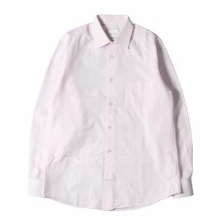 ポールスミス(Paul Smith)のPaul Smith ポールスミス シャツ:L ハウンドトゥース チェック フォーマル ドレス シャツ HOUNDS TOOTH CHECK DRESS SHIRT 273206 800PA 長袖 総柄 カフス裏フラワー コンバーチブルカフス ライトピンク トップス カットソー【メンズ】【中古】(シャツ)