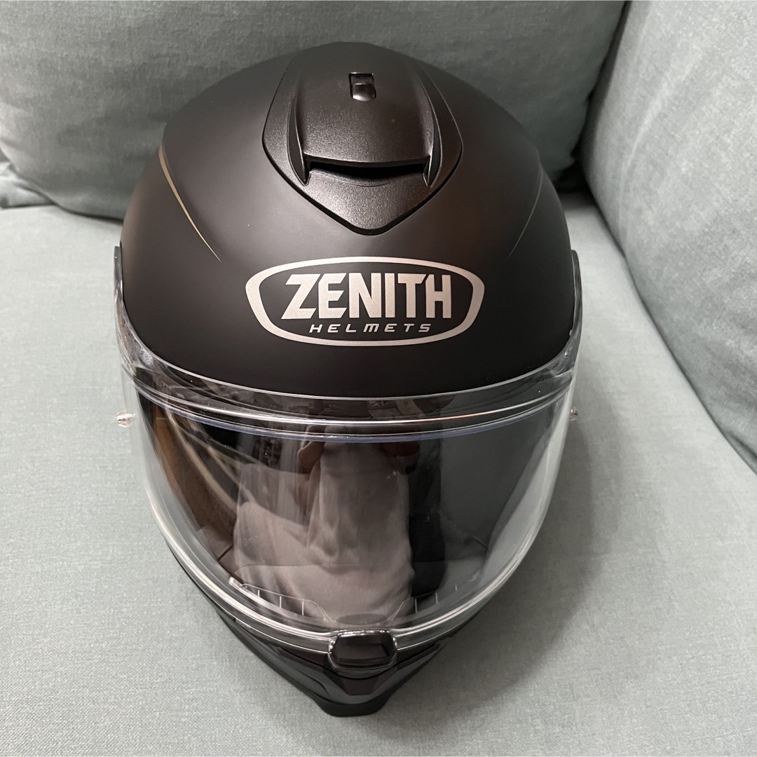 ZENITH(ゼニス)の【超美品】ZENITHインナーバイザー付フルフェイスヘルメット別売りピンロック付 自動車/バイクのバイク(ヘルメット/シールド)の商品写真