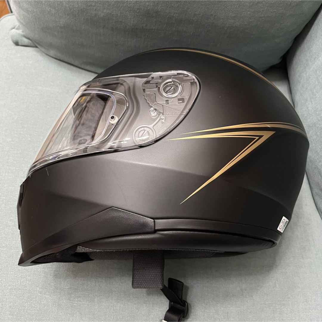 ZENITH(ゼニス)の【超美品】ZENITHインナーバイザー付フルフェイスヘルメット別売りピンロック付 自動車/バイクのバイク(ヘルメット/シールド)の商品写真