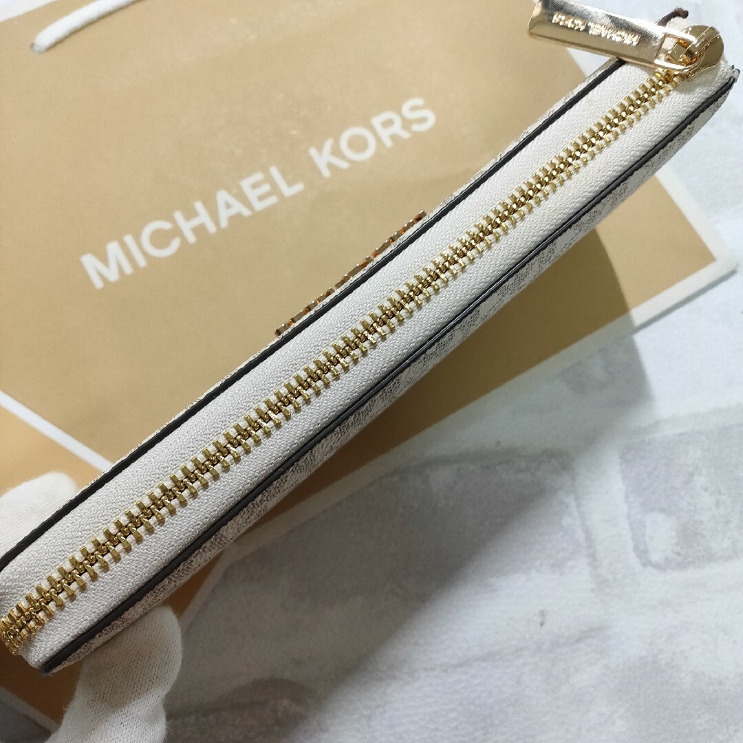 MICHEAL KORS 長財布 バニラ