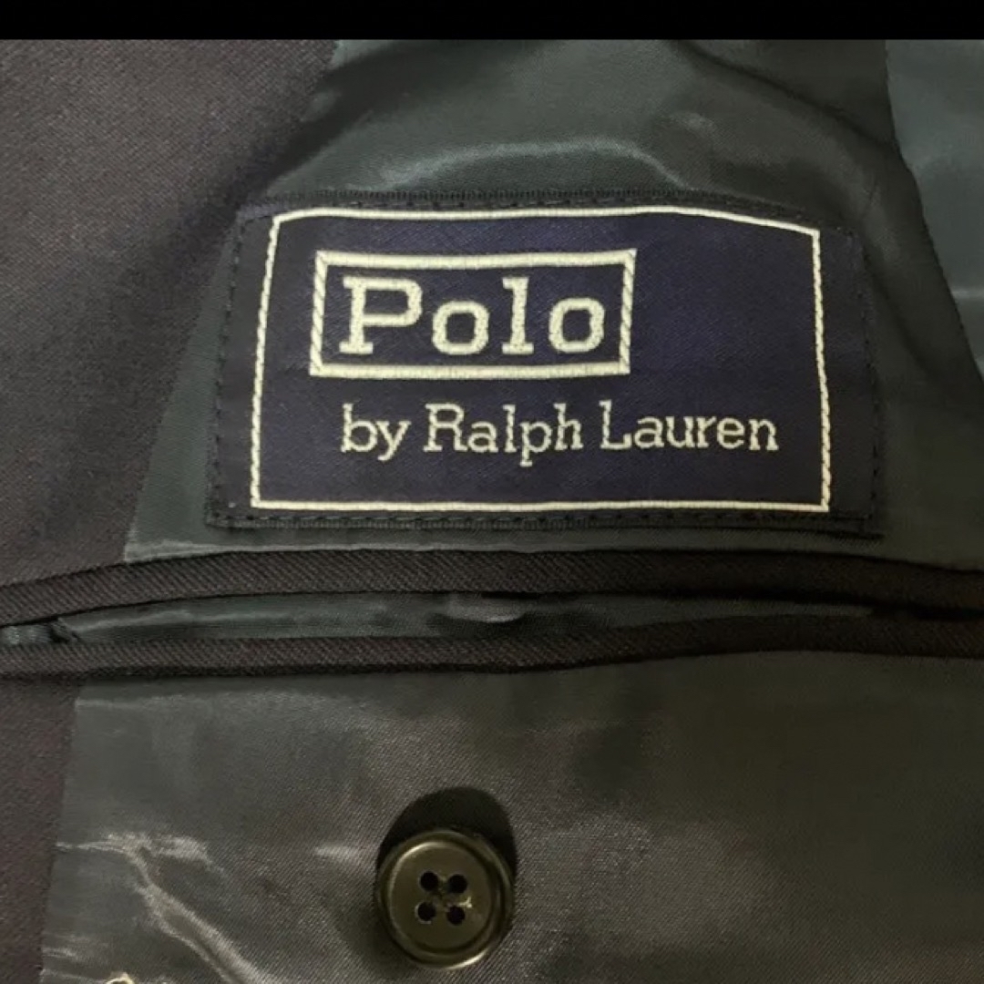 POLO RALPH LAUREN(ポロラルフローレン)のPolo Ralph Lauren ラルフローレン 紺色ダブルブレザー メンズのジャケット/アウター(テーラードジャケット)の商品写真