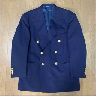 ポロラルフローレン(POLO RALPH LAUREN)のPolo Ralph Lauren ラルフローレン 紺色ダブルブレザー(テーラードジャケット)