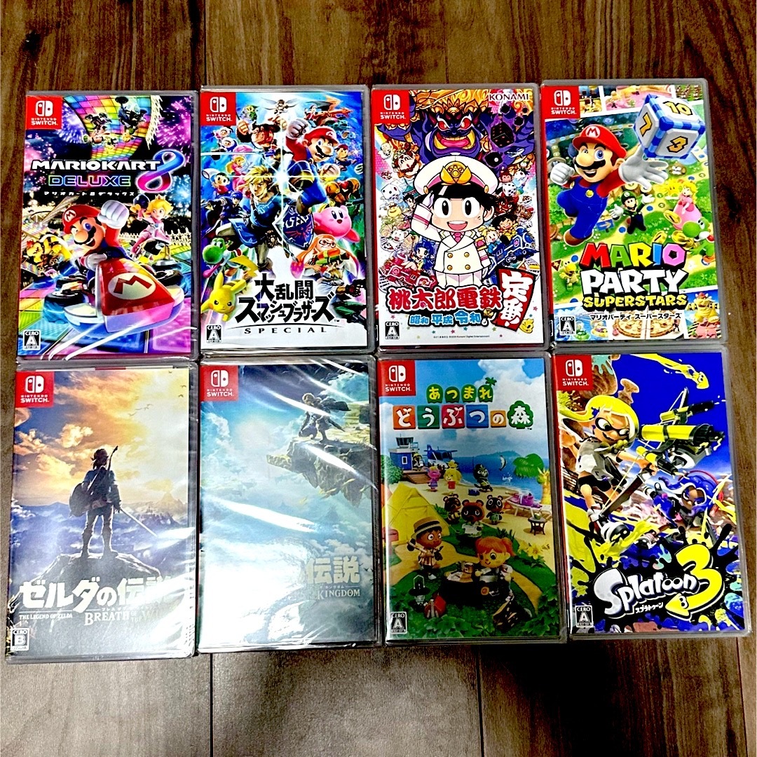 Nintendo Switch - Nintendo Switch ソフト8本 新品未開封の通販 by た