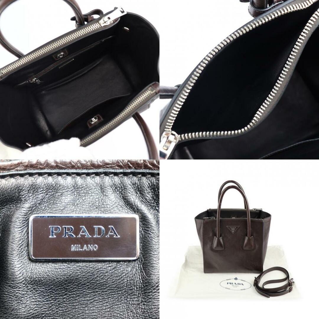 PRADA - PRADA プラダ ハンドバッグ BN2625 グレースカーフ MORO