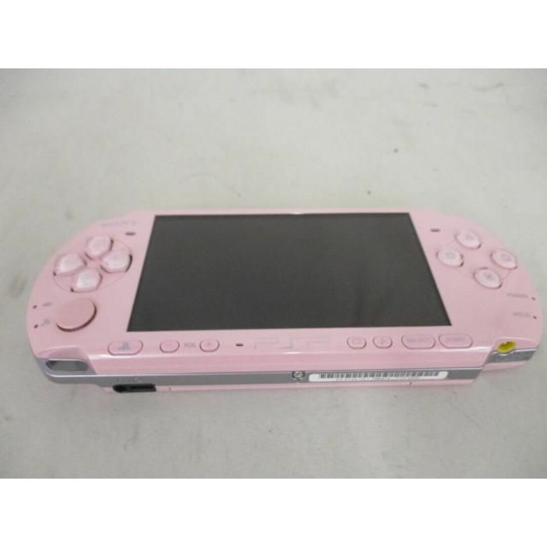 良品 ゲーム PSP-3000 本体 ピンク バッテリー無し メモリーカード付き(2GB) 動作確認済