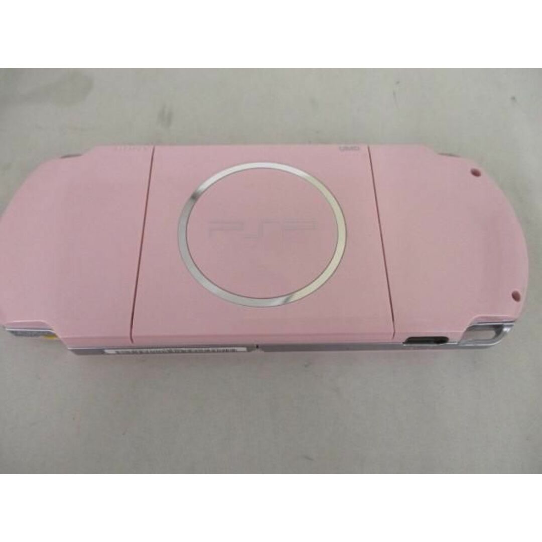 良品 ゲーム PSP-3000 本体 ピンク バッテリー無し メモリーカード付き(2GB) 動作確認済