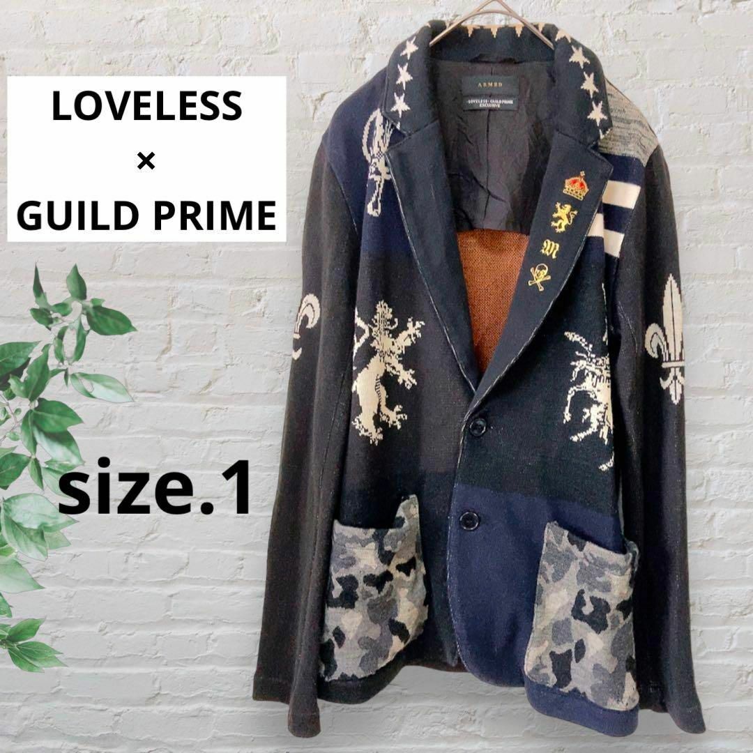 LOVELESS×GUILD PRIME ラブレスギルドプライム刺繍迷彩カモフラ