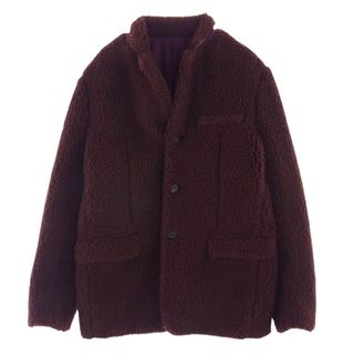 アンダーカバー(UNDERCOVER)のUNDERCOVER アンダーカバー ジャケット 18AW UCV4103 ボア フリース ジャケット ワインレッド系 ２【美品】【中古】(その他)