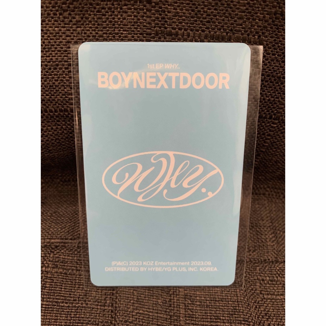 BOYNEXTDOOR  WHY weverse特典 ハートホログラムトレカ