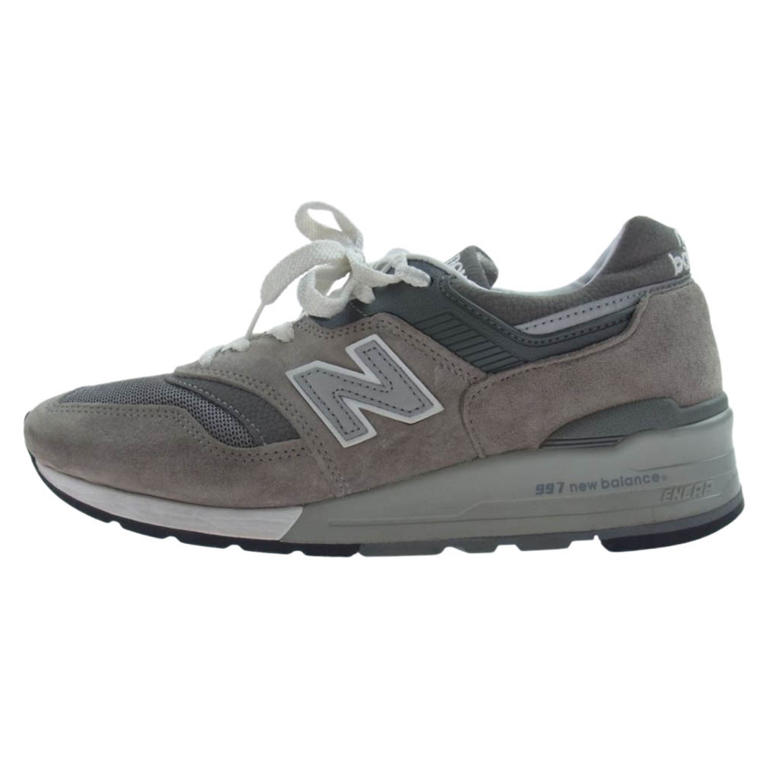 255cmアウトソールNEW BALANCE ニューバランス スニーカー M997GY M997GY Gray スニーカー グレー系 25.5cm