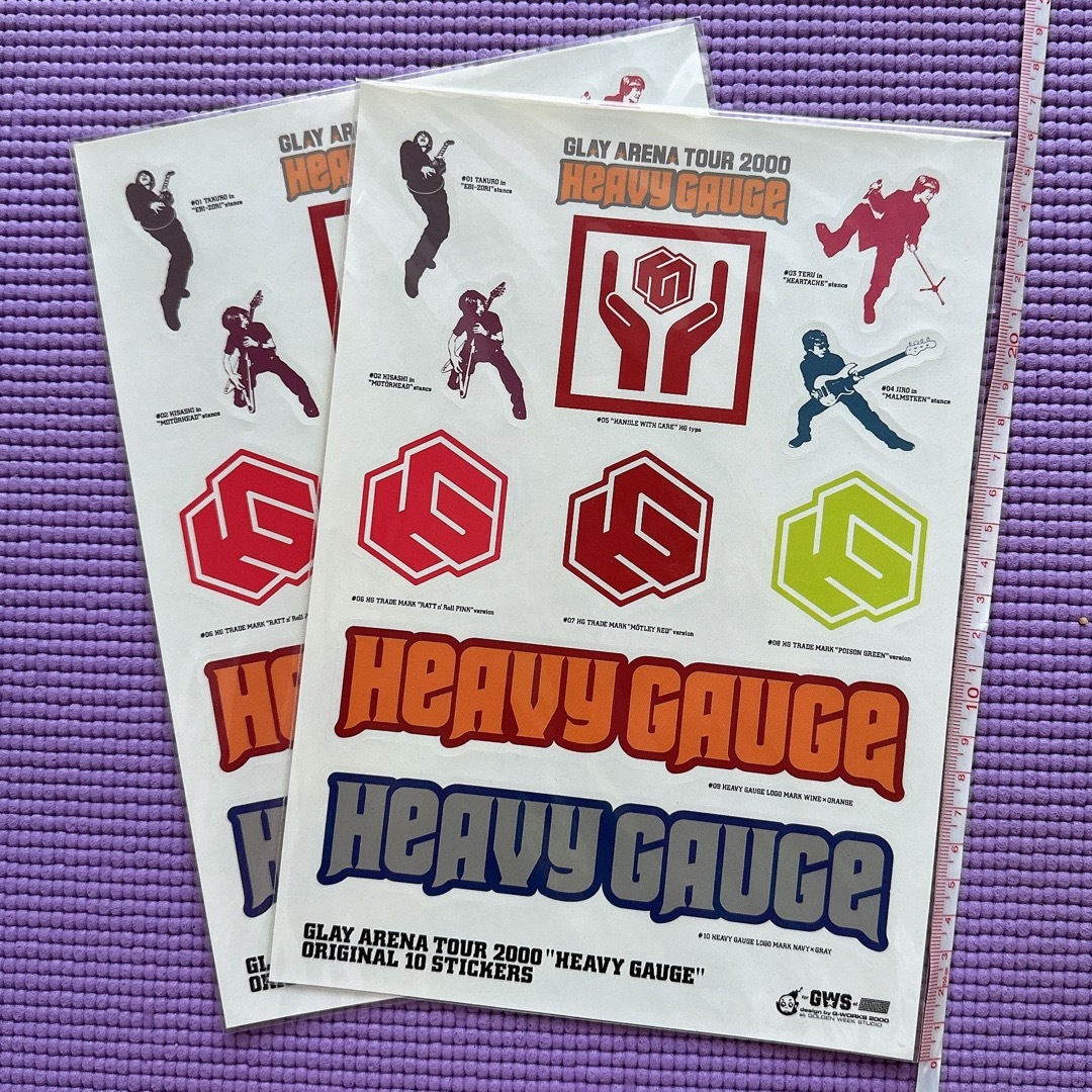 【GLAY】アリーナツアー2000 heavy gauge エンタメ/ホビーのタレントグッズ(ミュージシャン)の商品写真