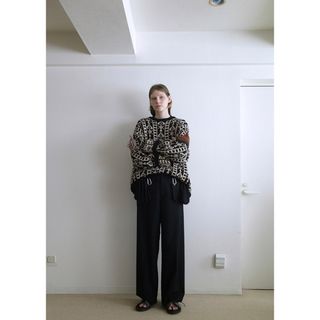 sunsea 19ss SHADOW CHECK SHIMBO PANTS