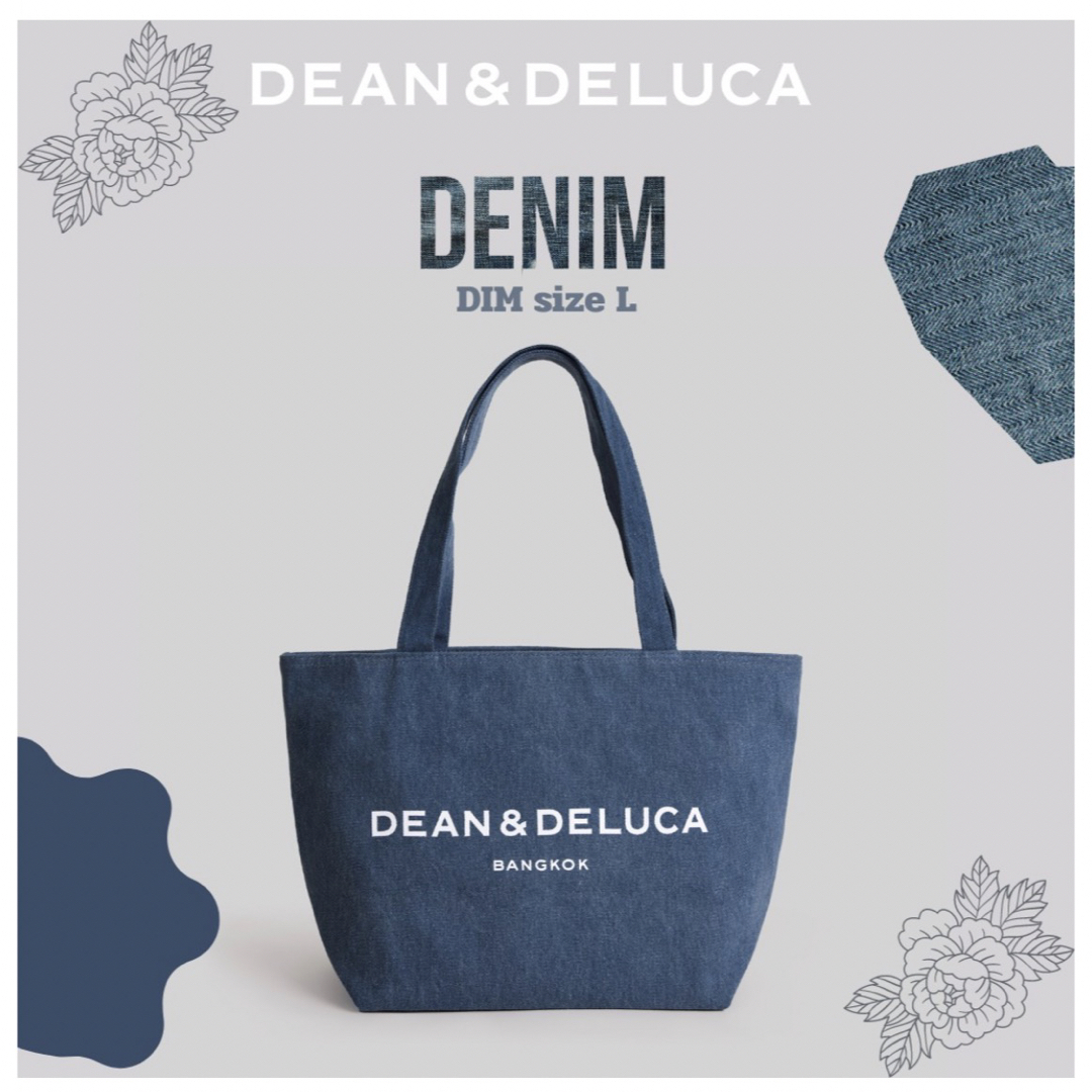 新作 DEAN&DELUCA BANGKOK DIM DENIM L トート