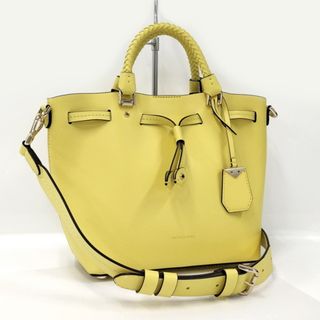 マイケルコース(Michael Kors)のMICHAEL KORS 2WAYショルダーバッグ レザー イエロー(その他)