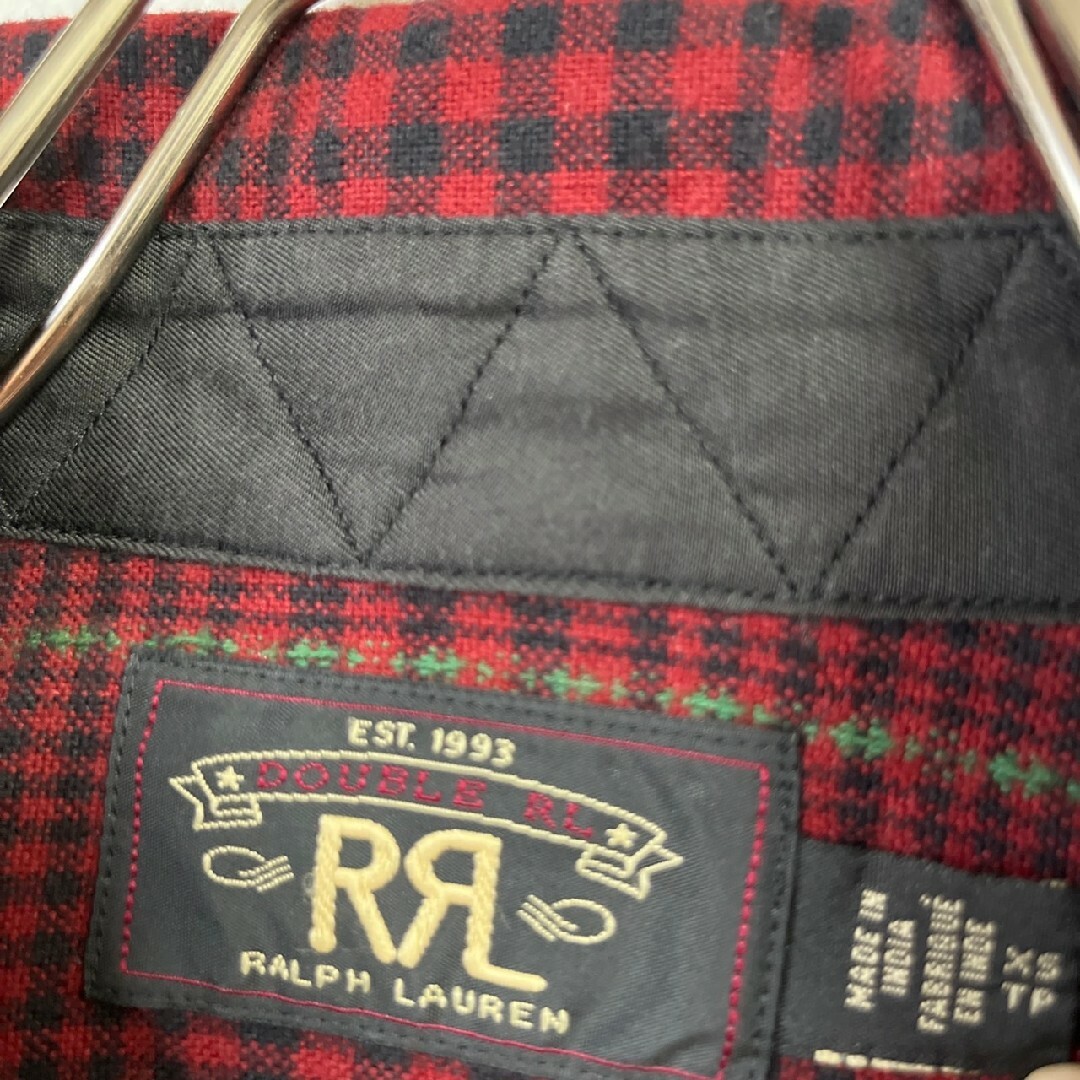 RRL ラルフローレン ネルシャツ チェックシャツ XSサイズ 長袖シャツ