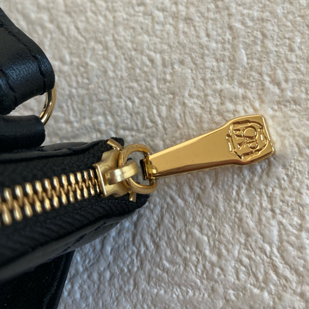 VIOLAd'ORO - 美品 本革 ヴィオラドーロ ウォレットショルダー お財布