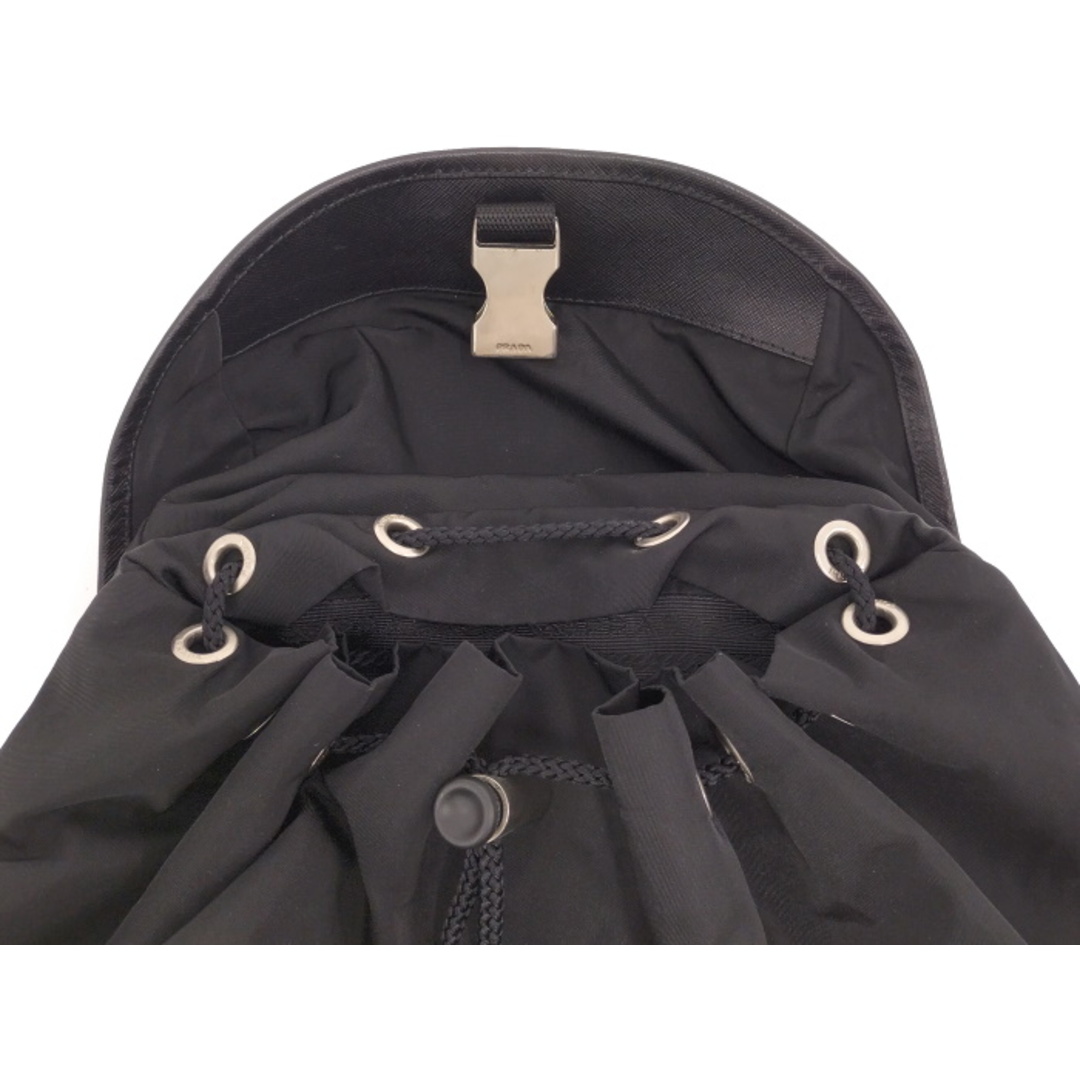 PRADA - PRADA リュックサック バックパック ナイロン レザー PRADA - PRADA リュックサック バックパック ナイロン レザー