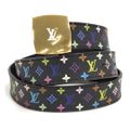 LOUIS VUITTON サンチュール LVカット ベルト マルチカラー