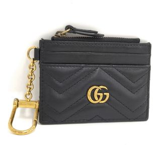 グッチ(Gucci)のGUCCI コインケース カードケース キーチェーン付き GGマーモント レザー(コインケース)