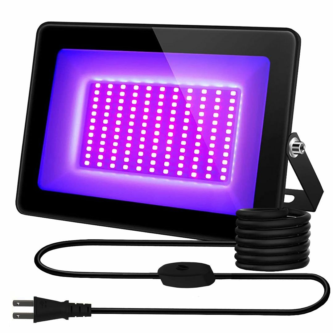 YC 紫外線 ブラックライト 投光器 紫外線ライト 防水IP65 395-405