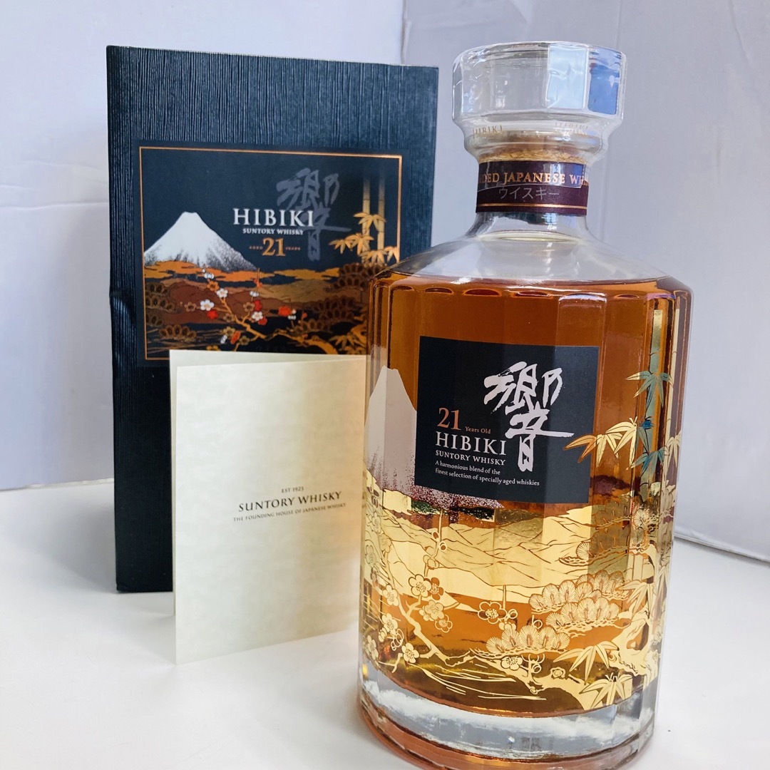 サントリー ウイスキー 響 21年 意匠ボトル 花鳥風月 43度 700ml - 酒 サントリー ウイスキー 響 21年 意匠ボトル 花鳥風月 43度 700ml - 酒