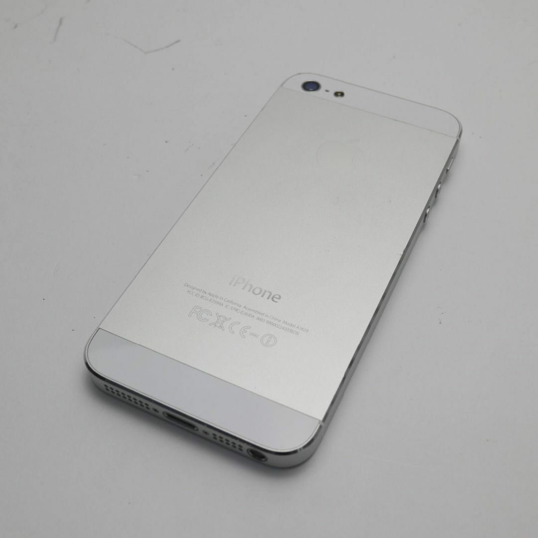 超美品 au iPhone5 16GB ホワイト 白ロム
