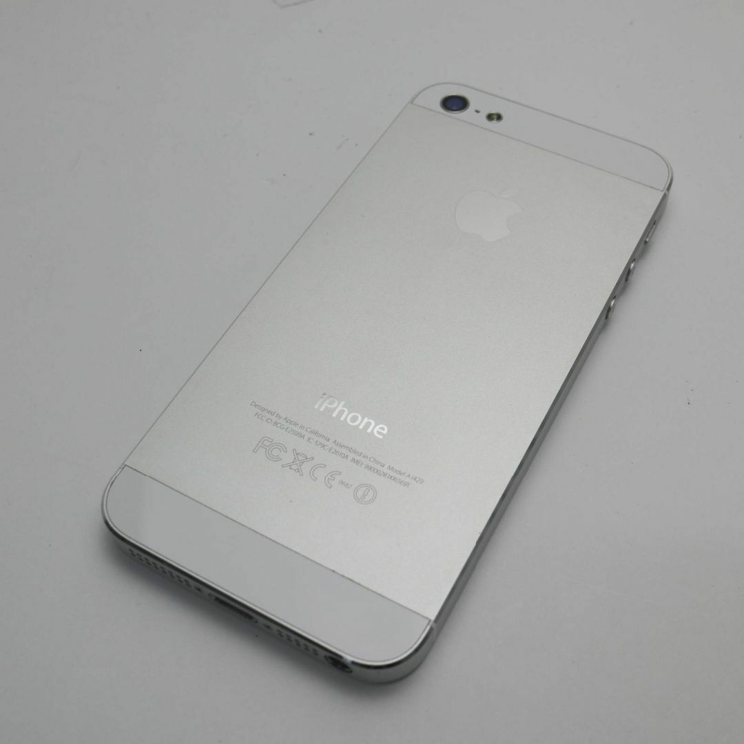 超美品 au iPhone5c 16GB ホワイト 白ロム