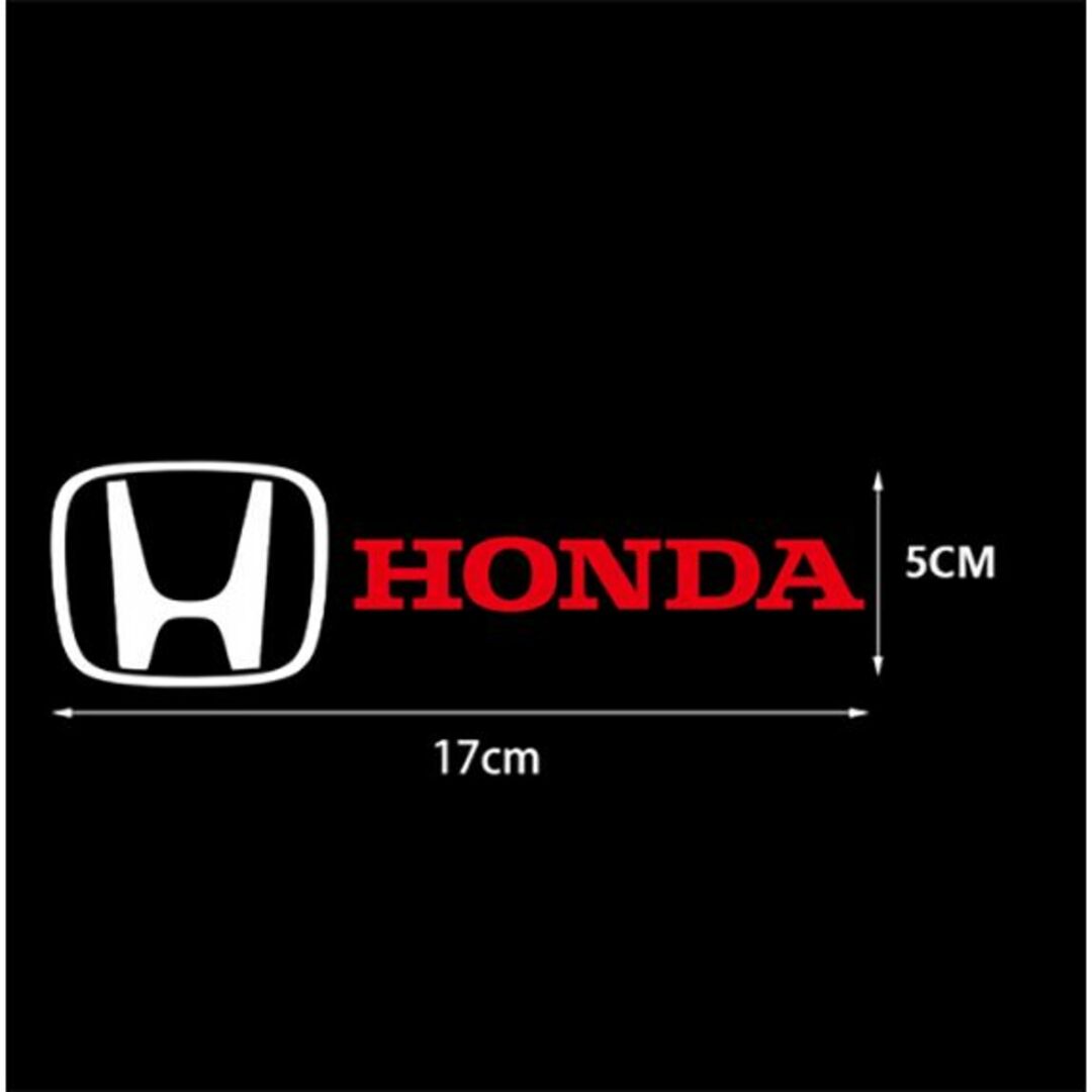 ホンダ(ホンダ)のHONDA　(ホンダ）　ステッカー　デカール　　２枚セット 自動車/バイクの自動車(車外アクセサリ)の商品写真