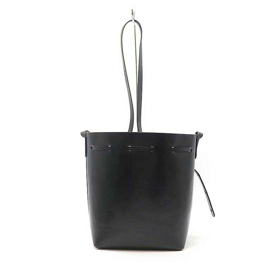 MANSUR GAVRIEL(マンサーガブリエル)のMANSUR GAVRIEL マンサー ガブリエル Mini Bucket レザーショルダーバッグ ブラック レディースのバッグ(トートバッグ)の商品写真