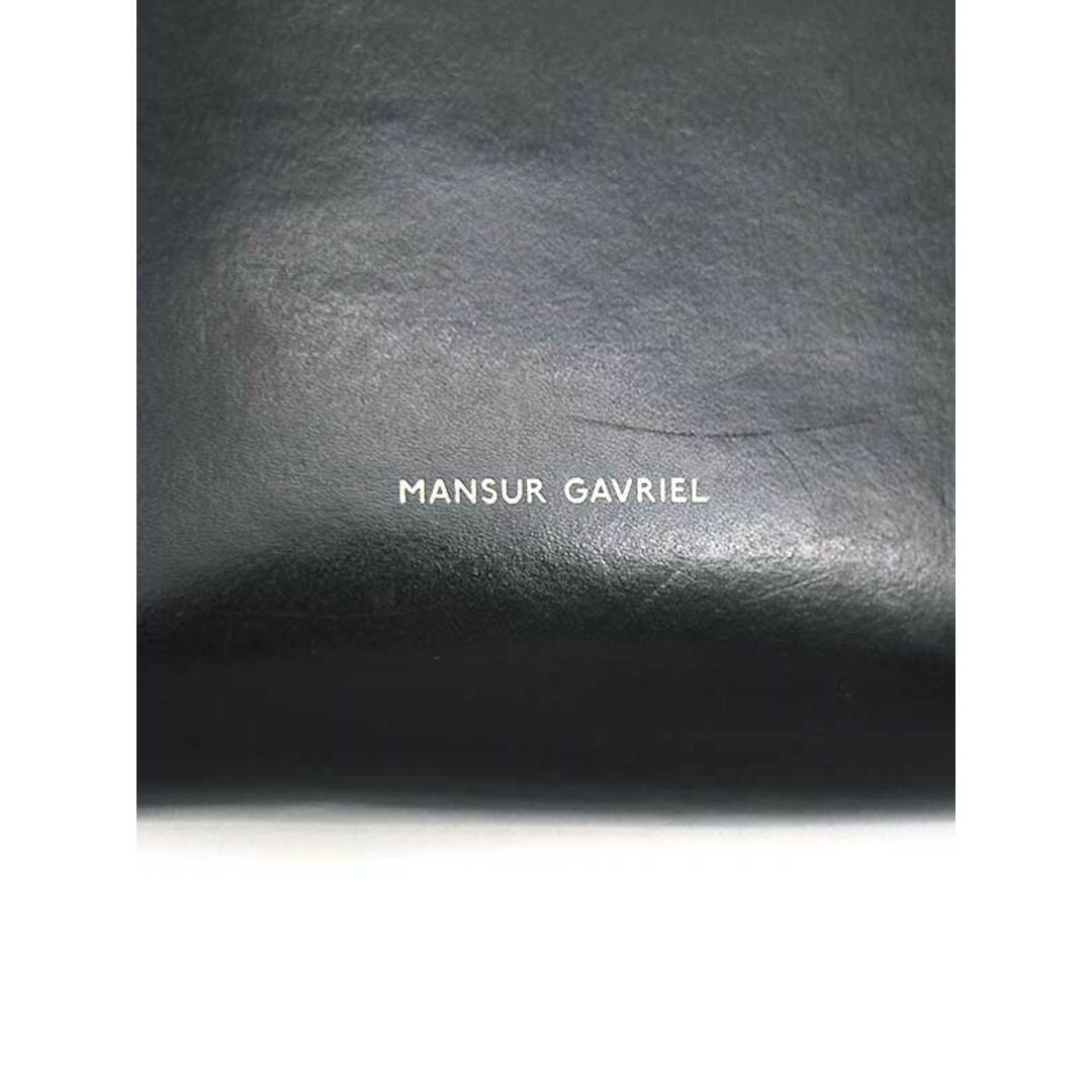 MANSUR GAVRIEL(マンサーガブリエル)のMANSUR GAVRIEL マンサー ガブリエル Mini Bucket レザーショルダーバッグ ブラック レディースのバッグ(トートバッグ)の商品写真