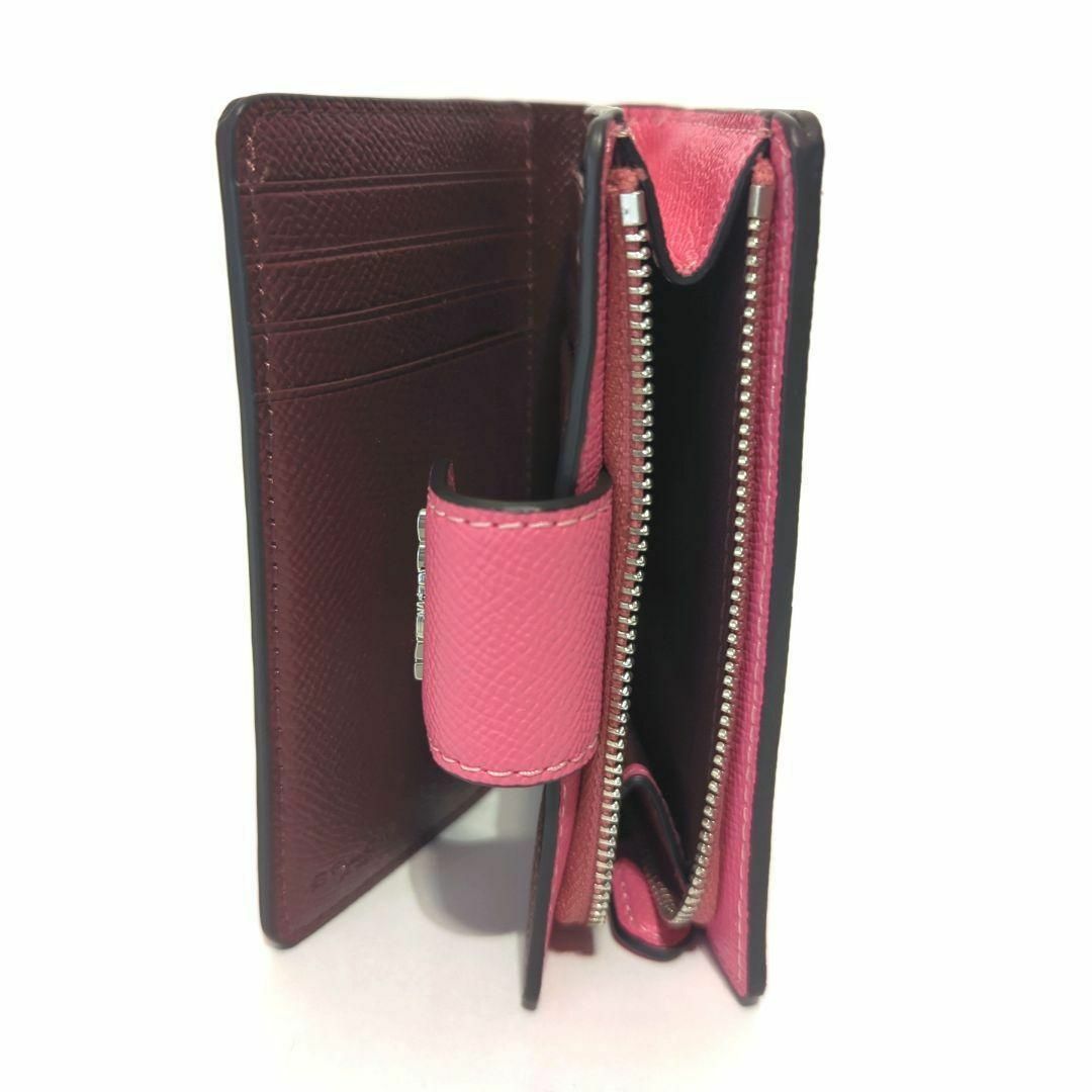 ❤新品未使用❤COACH　二つ折り財布　ピンク