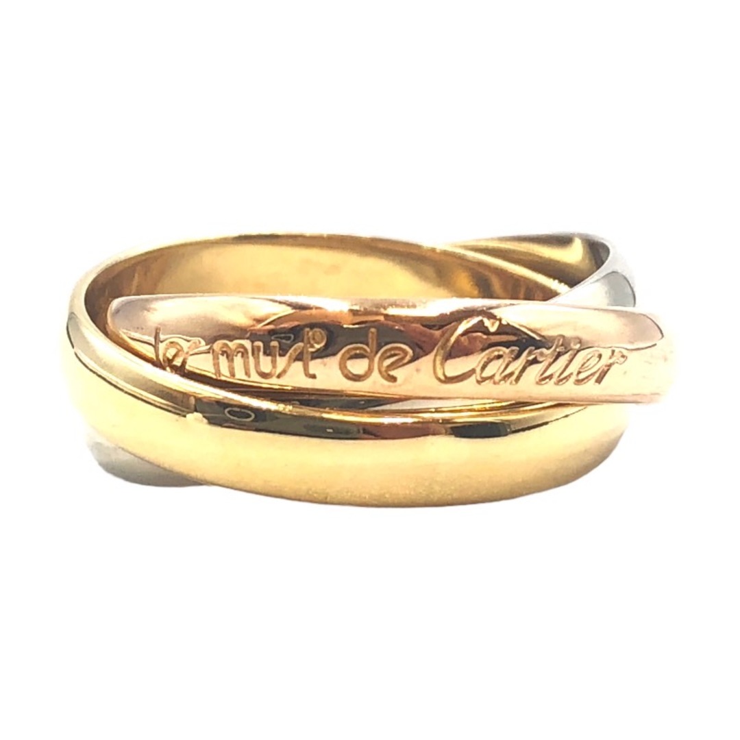カルティエ Cartier トリニティリング 750スリーカラー #52 K18YG