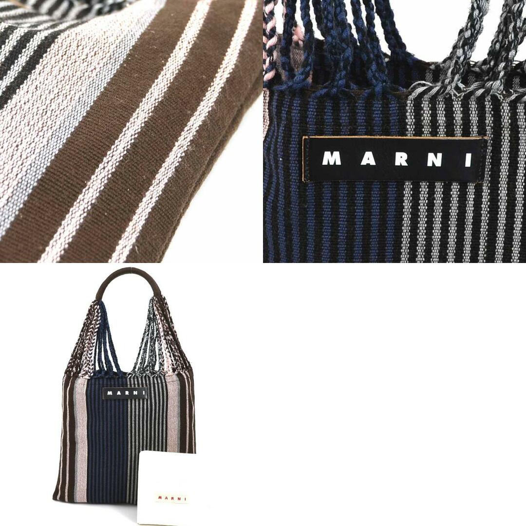 【新品】MARNI ポリエステル ショッピングバッグ ハンモックハンドル