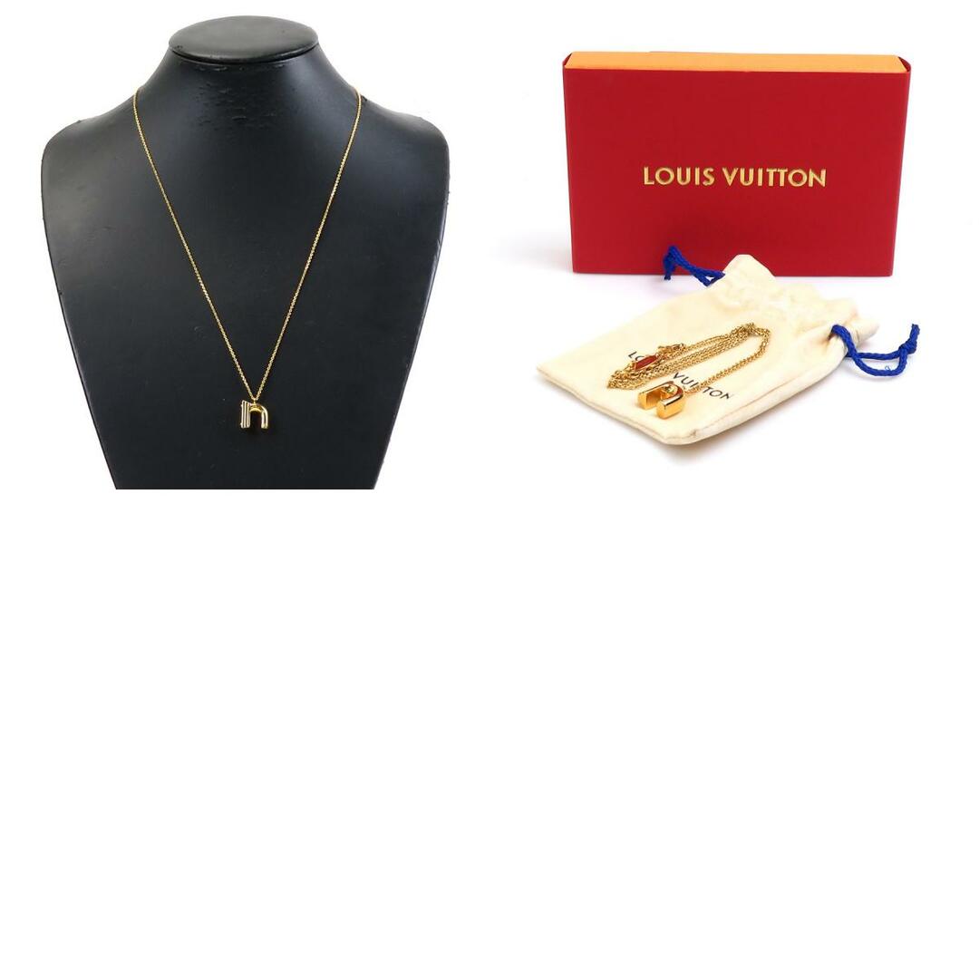 ルイ ヴィトン LOUIS VUITTON ネックレス LV&ME イニシャルNネックレス メタル ゴールド ユニセックス M61069 送料無料【中古】 h29732k
