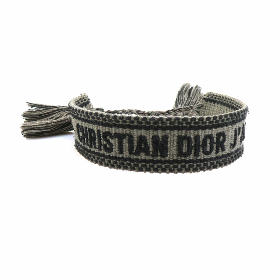 クリスチャンディオール Christian Dior ブレスレット コットン グレー系 レディース 送料無料 h29735i