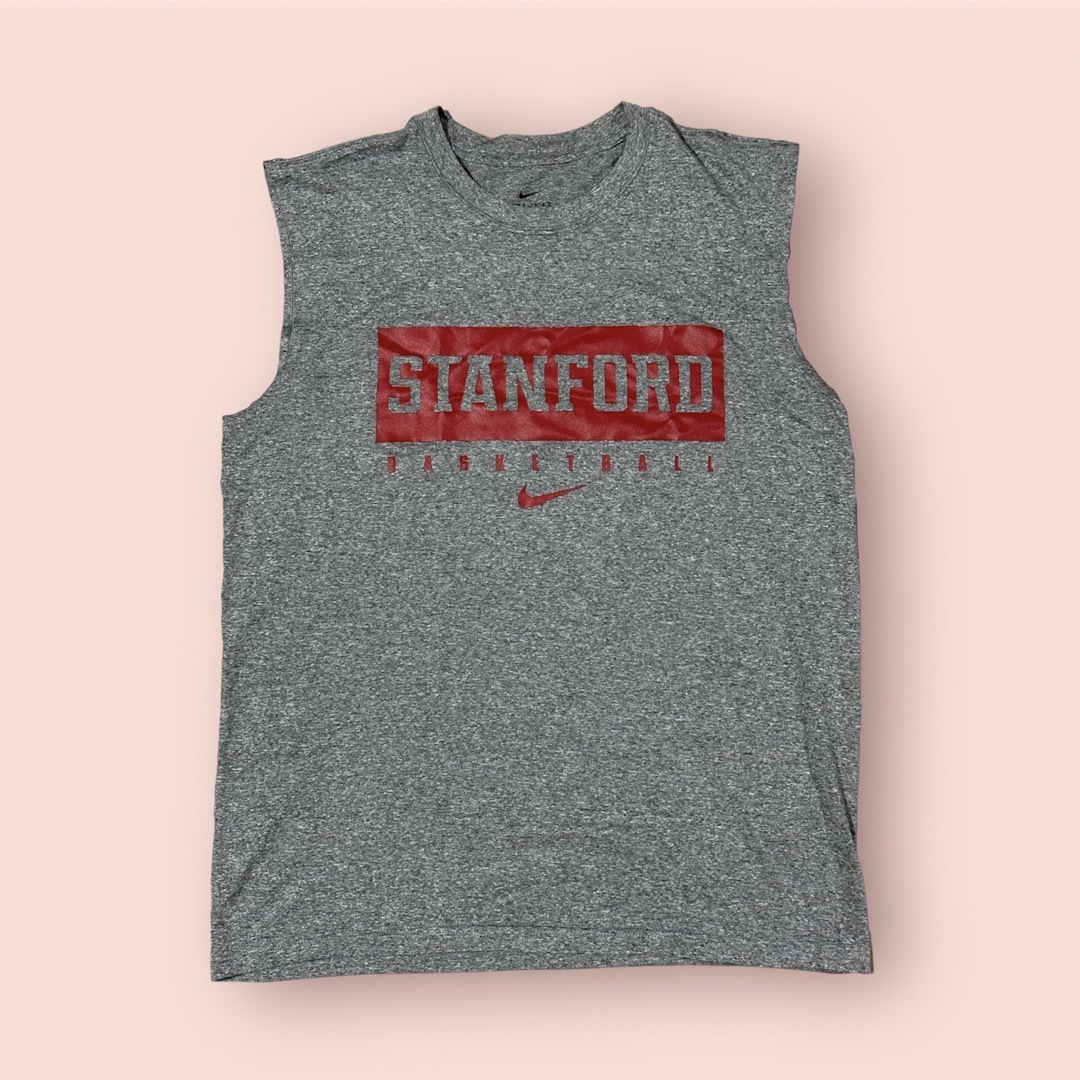 スタンフォード大学NCAAノースリーブプラクティスシャツ選手支給品USサイズM