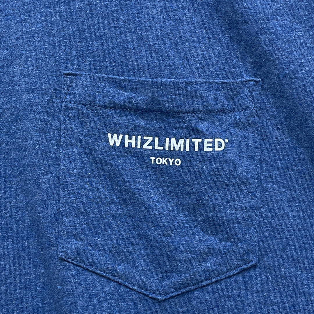 whiz(ウィズ)のWHIZ LIMITED ウィズ 23SS ポケット付き リンガー 半袖Ｔシャツ 青 サイズM 正規品 / B4278 メンズのトップス(Tシャツ/カットソー(半袖/袖なし))の商品写真