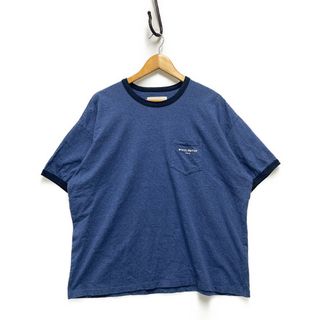 WHIZ LIMITED ウィズ 23SS ポケット付き リンガー 半袖Ｔシャツ 青 サイズM 正規品 / B4278