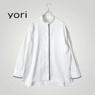 yori ヨリ✨ハマグリ刺繍ブラウス　シャツ