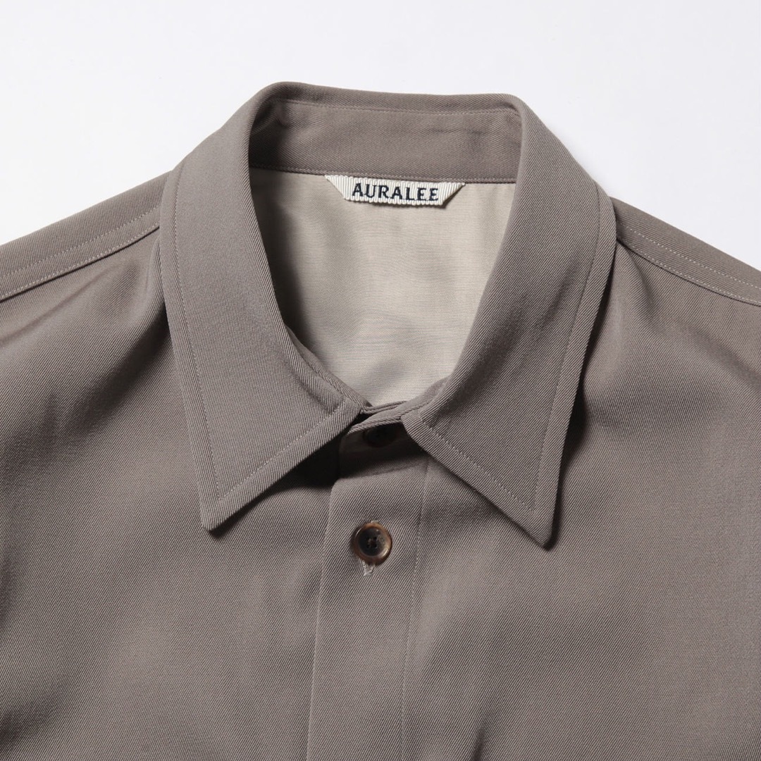 AURALEE WOOL MAX GABARDINE SHIRTS 2