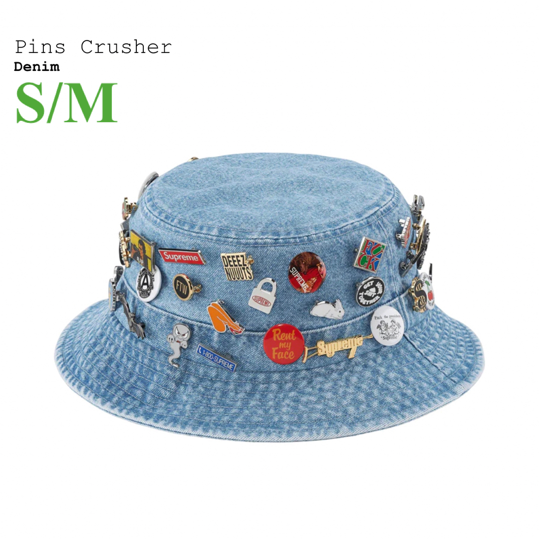 Supreme(シュプリーム)のSupreme Pins Crusher Denim メンズの帽子(ハット)の商品写真