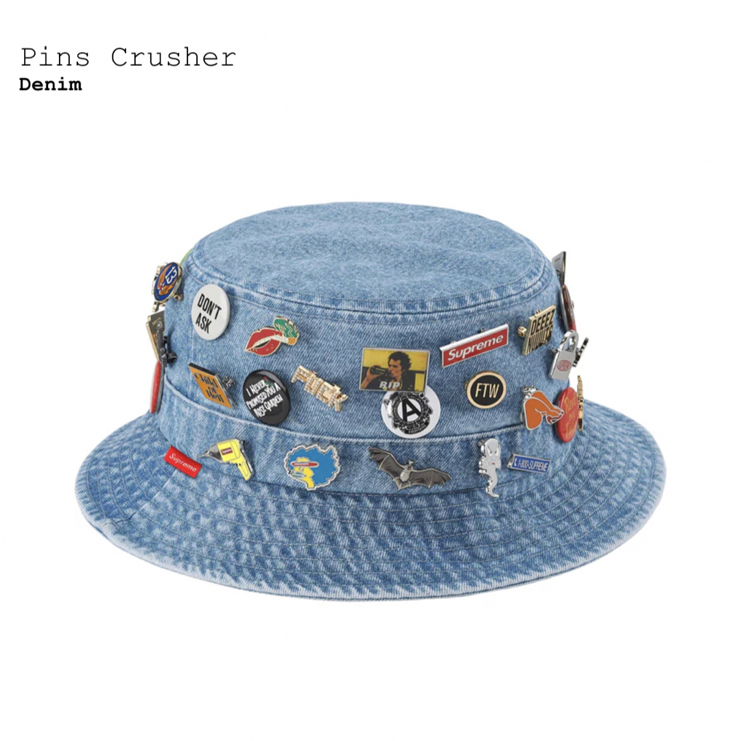 Supreme(シュプリーム)のSupreme Pins Crusher Denim メンズの帽子(ハット)の商品写真