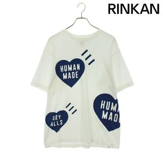 ヒューマンメイド(HUMAN MADE)のヒューマンメイド ハートロゴプリントTシャツ メンズ L(Tシャツ/カットソー(半袖/袖なし))