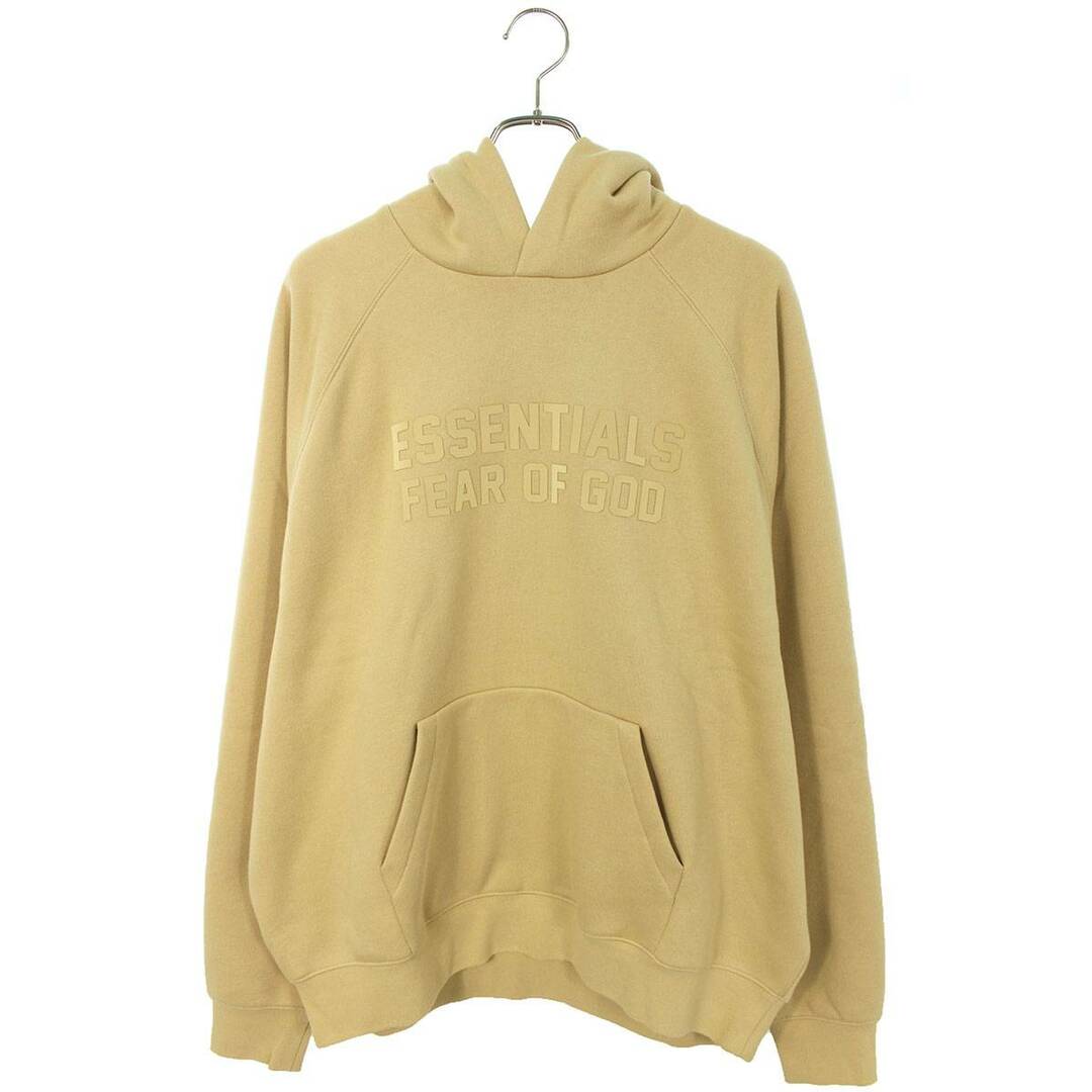 フォグ  ESSENTIALS HOODIE SAND ロゴプルオーバーパーカー メンズ L