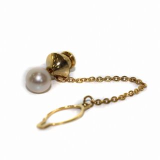 ミキモト(MIKIMOTO)のMIKIMOTO ネクタイピン タイタック式 パール 7mm ゴールド色(ネクタイピン)