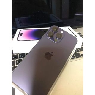 アイフォーン(iPhone)のiPhone 14 Pro Max 128GB SIMフリー ディープパープル(スマートフォン本体)