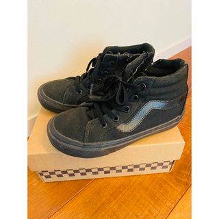 ヴァンズ(VANS)のVANS バンズ　キッズ　スニーカー　黒　19センチ(スニーカー)