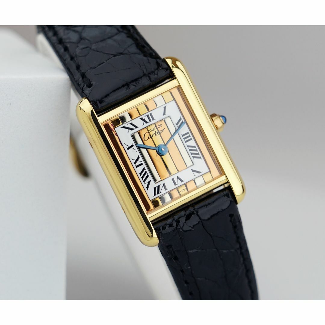 美品 カルティエ マスト タンク スリーカラーゴールド SM Cartier