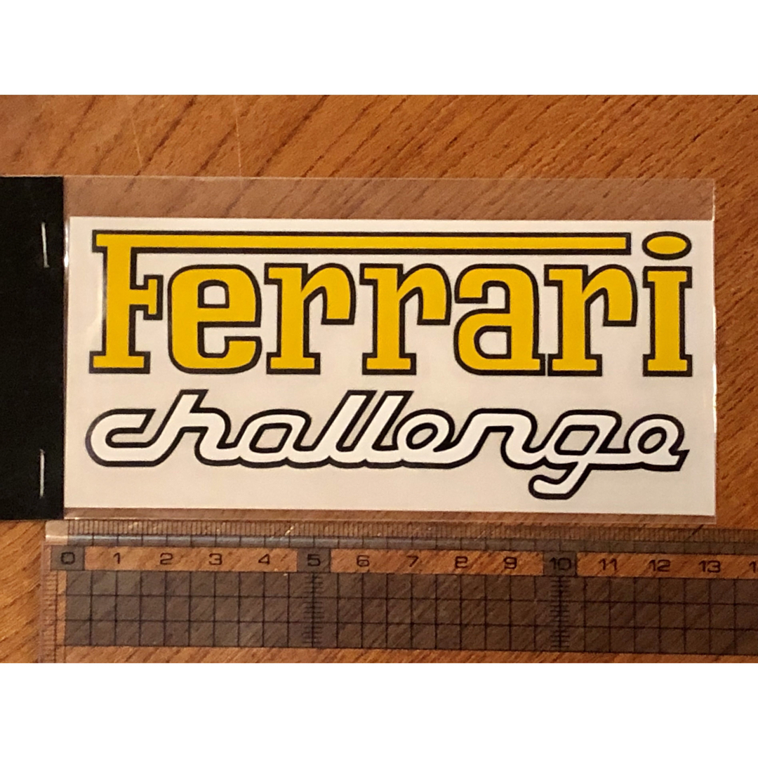 Ferrari(フェラーリ)のFerrari challenge ステッカー 正規品【ラスト1点】 自動車/バイクの自動車/バイク その他(その他)の商品写真