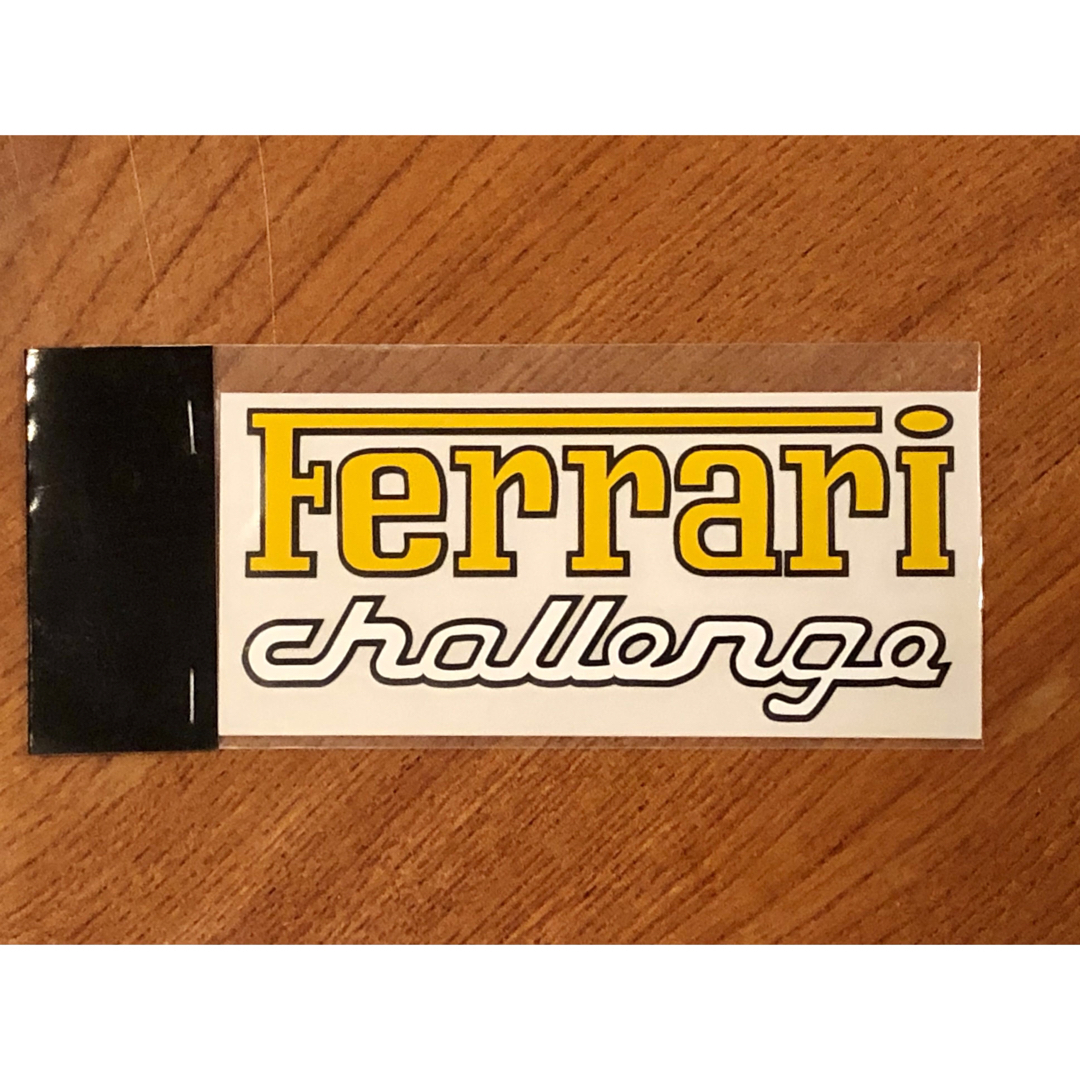 Ferrari challenge ステッカー 正規品【ラスト1点】